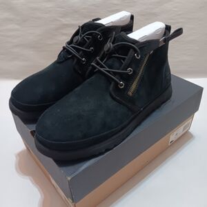 UGG Neumel Dual Zip II Mens Size US 11 Black Suede Boots 1127732